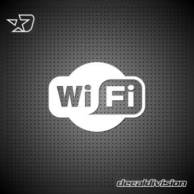 Wi-Fi Hotspot Logo Sticker